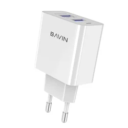 BAVIN PC590Y top selling products 2.4A charger with micro cable EU plug 2USB mobile charger for iphone android phone charger