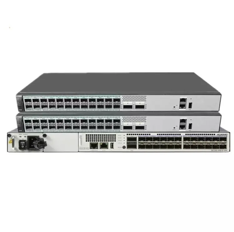 5855E-48T4S2Q-B switch 48*GE power 4*10GE SFP+ 2*40GE QSFP+ 2*AC power supply 3*fan box port side air inlet
