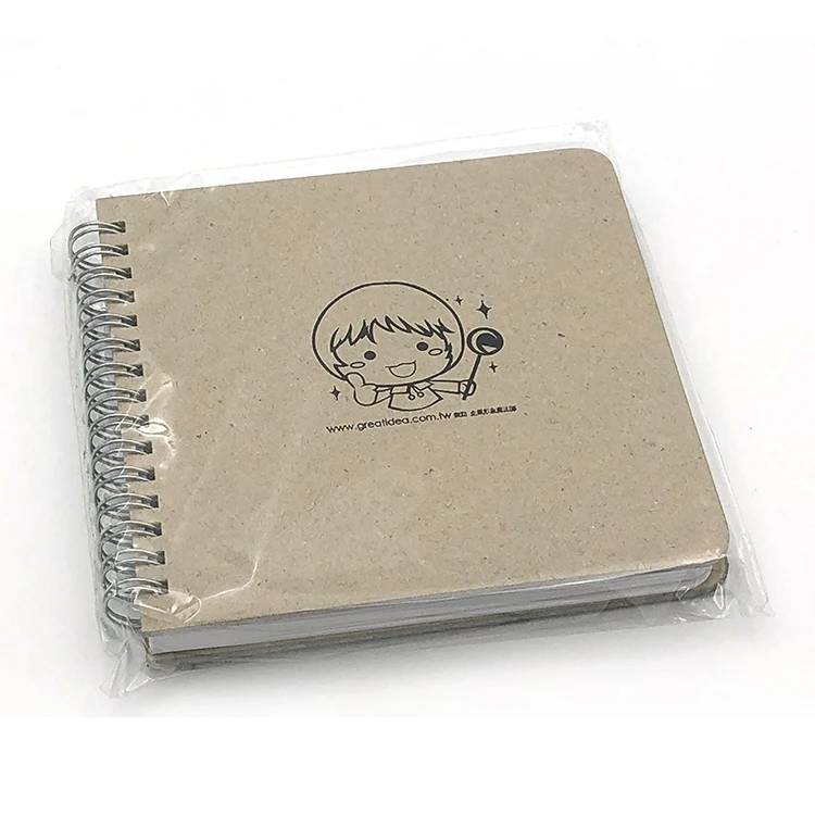 Gold Foil or Stamping Customizable Hardcover Diary Spiral Binding Plan Notebook