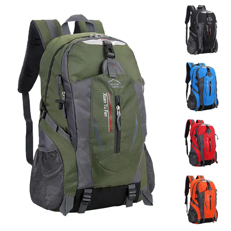 Factory wholesale lightweight waterproof outdoor multifunctional camping backpack travel hiking backpack camping bag