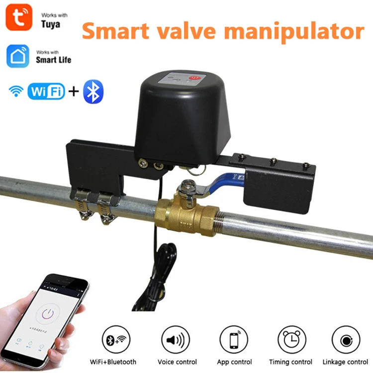 WIFI smart valve wholesale phone remote wireless control water valve/gas valve switch for garden garden irrigation control