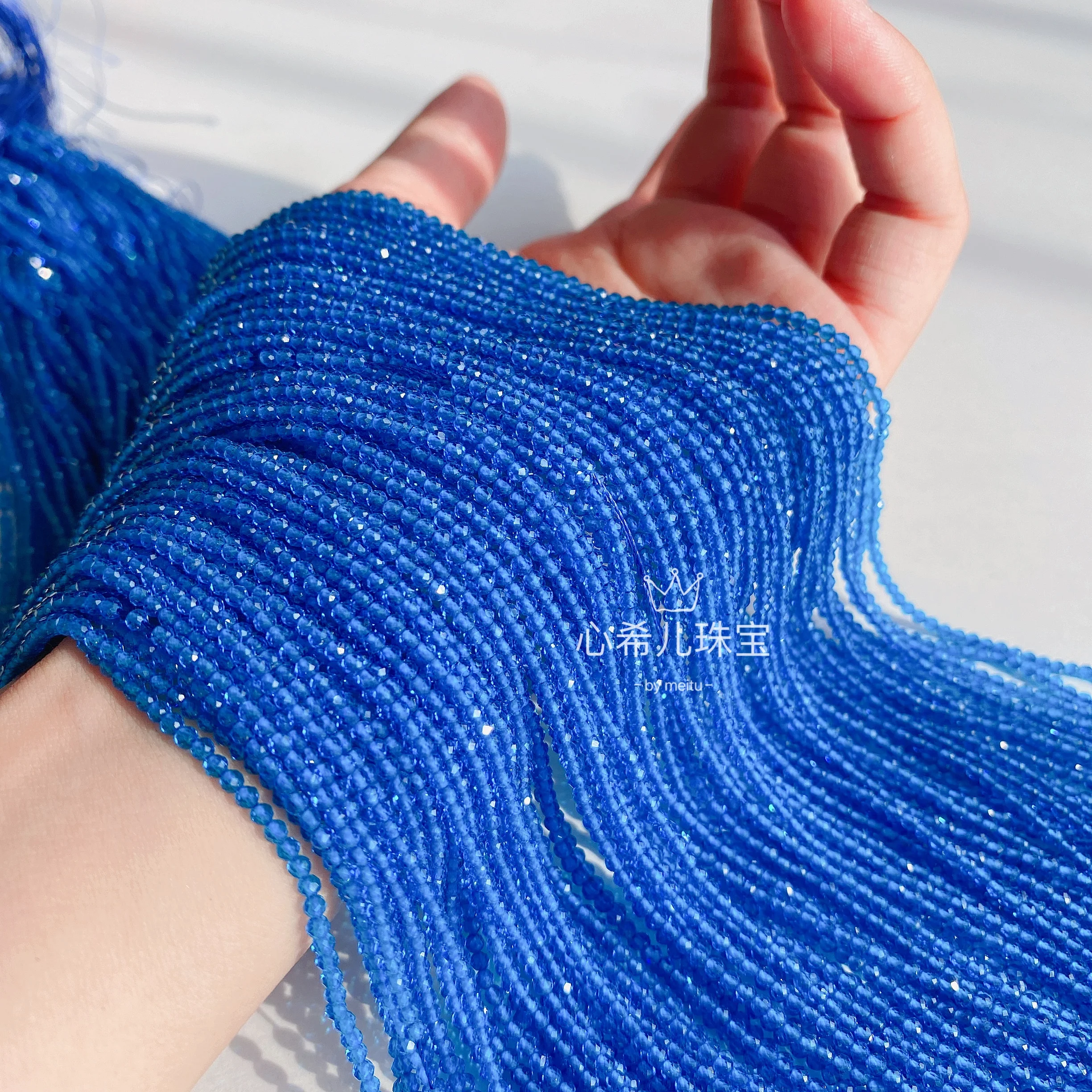 low price Ruby sapphire emerald garnet tourmaline Faceted stone Beads Loose 2mm 3mm 4mm Strand Beads