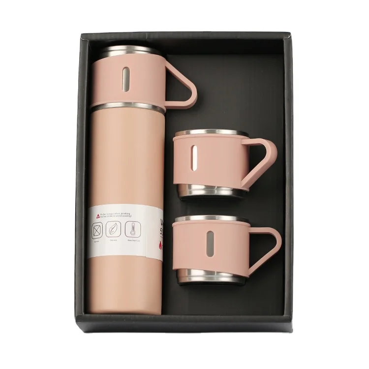 Ailingalaxy eco-friendly insulated stainless stainless steel hot food vacuum thermal flask student water bottle gift set