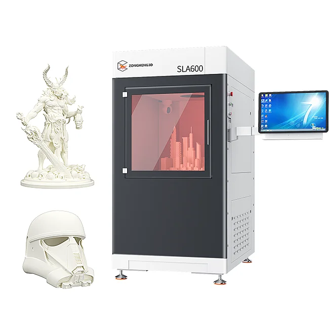 Промышленный 3D-принтер OEM профессиональная высокоточная Смола SLA600 с бесплатным прототипированием смолы автоматическая