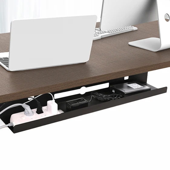 Aluminum Perforated Expandable Under Desk Cable Management Tray/Desk Cable Tray