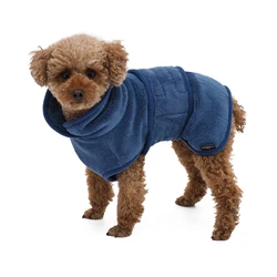 LS Factory Wholesale Customize Dog Drying Coat Microfiber Fast Drying Super Absorbent Dog Bathrobe Towel