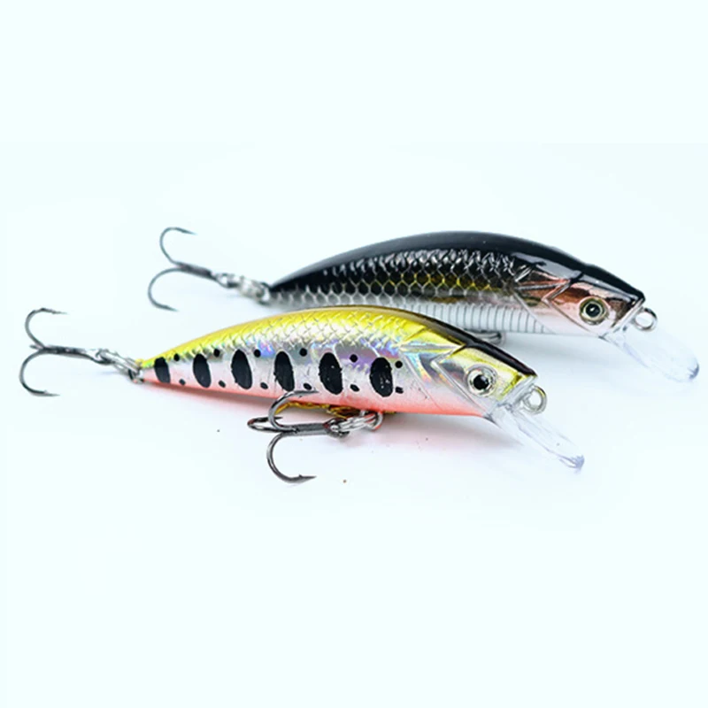 New 5cm 6g Minnow Stream Fishing Lure Mini Trout Baits Small Whopper Vibrating Light Sinking Fish Crankbait Japan Winter Tackle