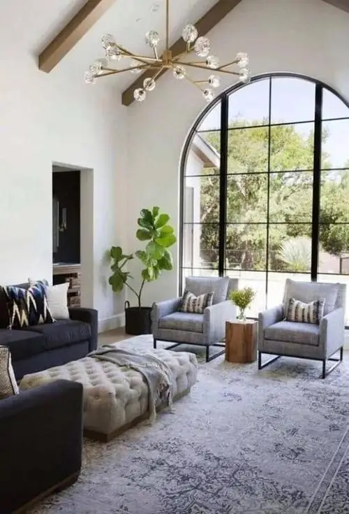 customized aluminium arched windows doors with glass wholesale price arch top aluminum door