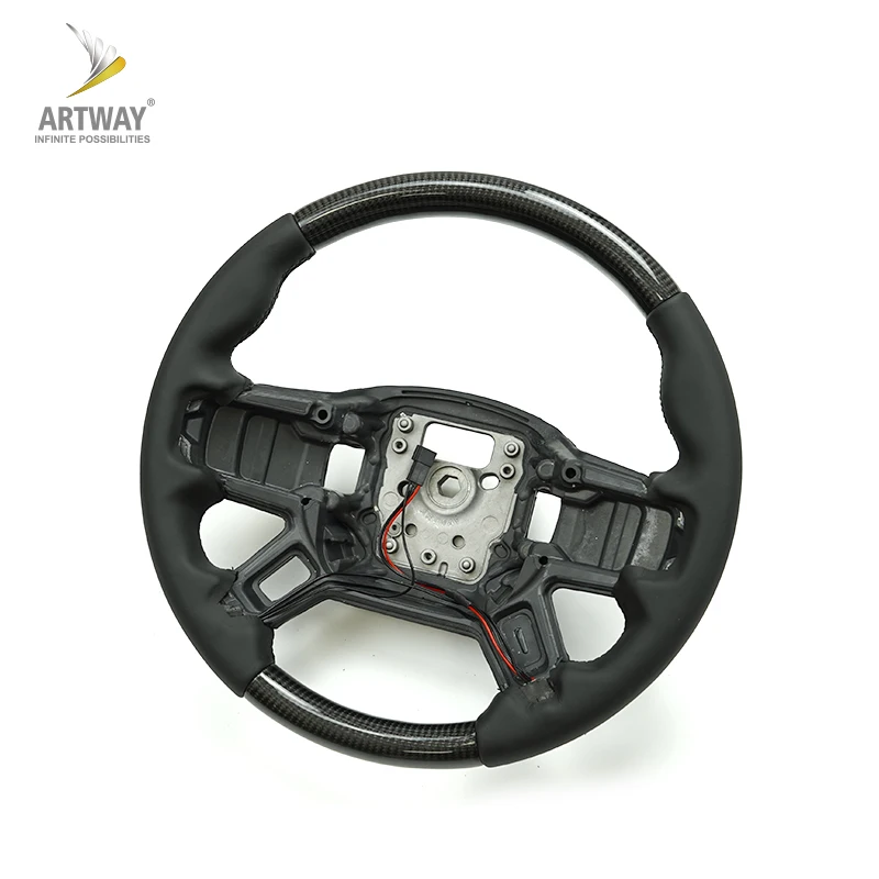 New Defender L663 90 110 High Quality Alcantara Carbon Fiber Steering Wheel For Land Rover