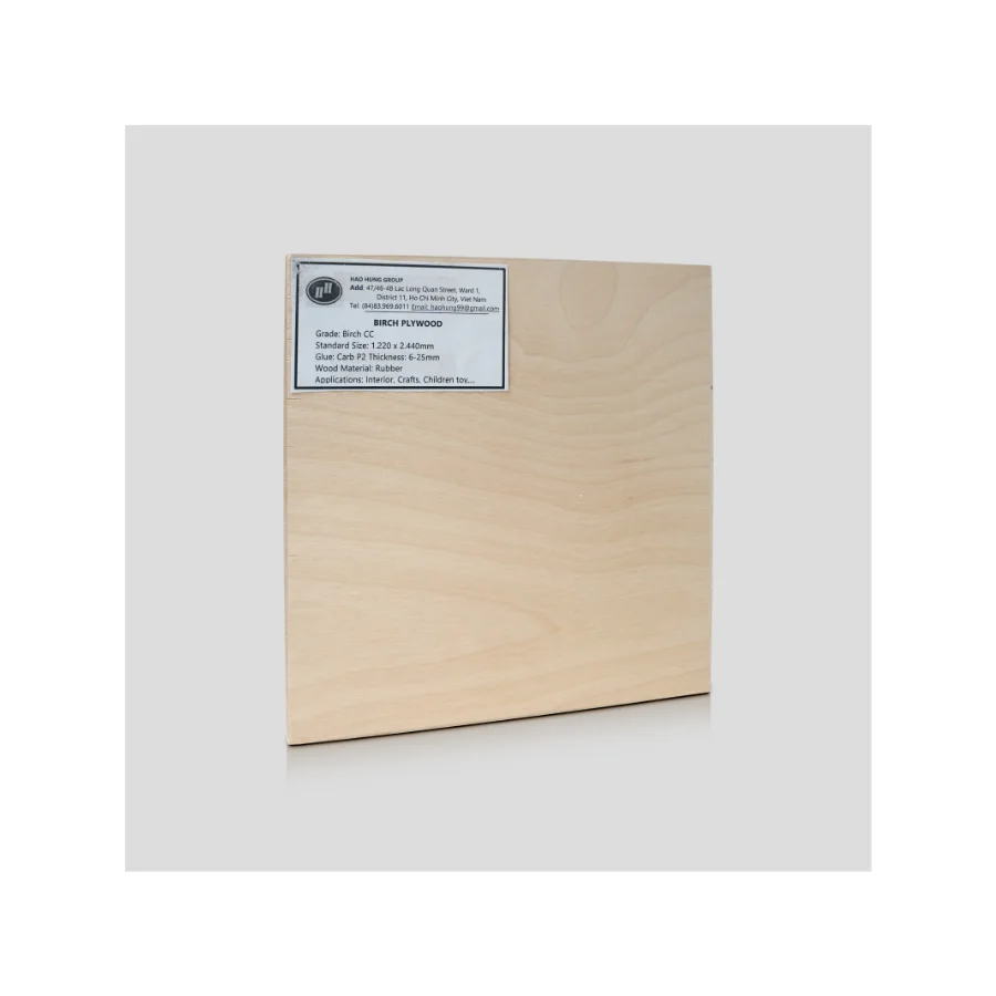 Birch Plywood High Quality Reusable Long-Lasting Plywood CC Grade Reused 6-8 Times Made In Vietnam Factory