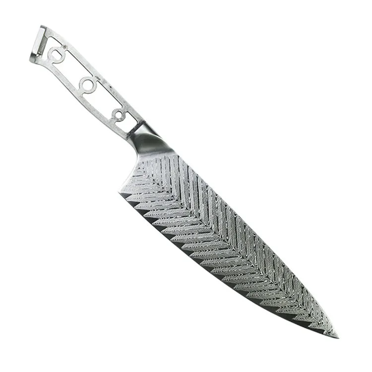 DIY 8 inch Japanese Steel 67 Layer damascus steel chef knife blanks