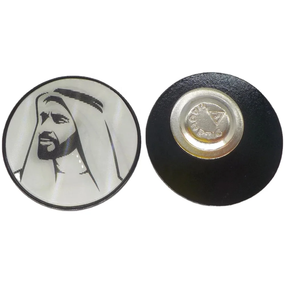 2023 UAE national day celebration zayed badges sheikh classic magic metal magnetic badge pins