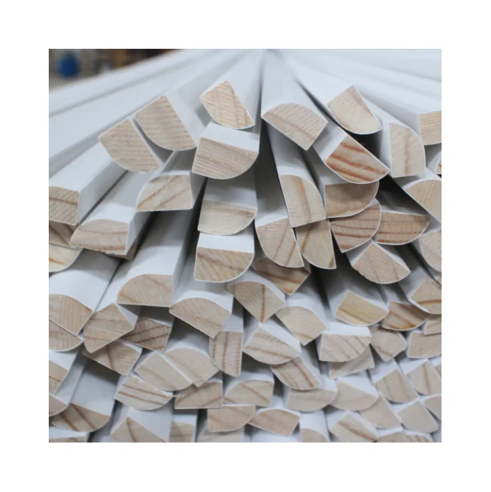 Good Quality White Primed Floor Quarter Round Shoe Moulding