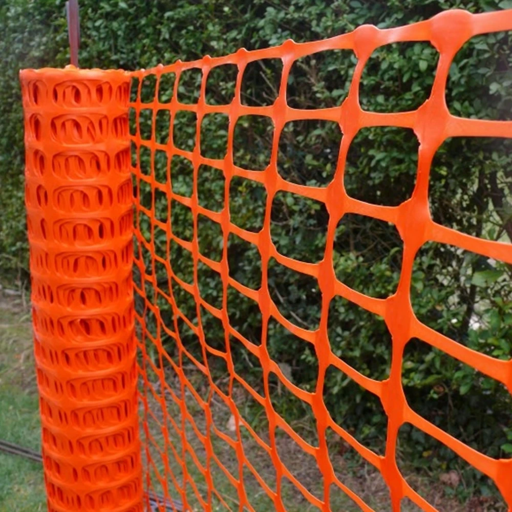 Removable plastic safety barrier fence plastic mesh security fence