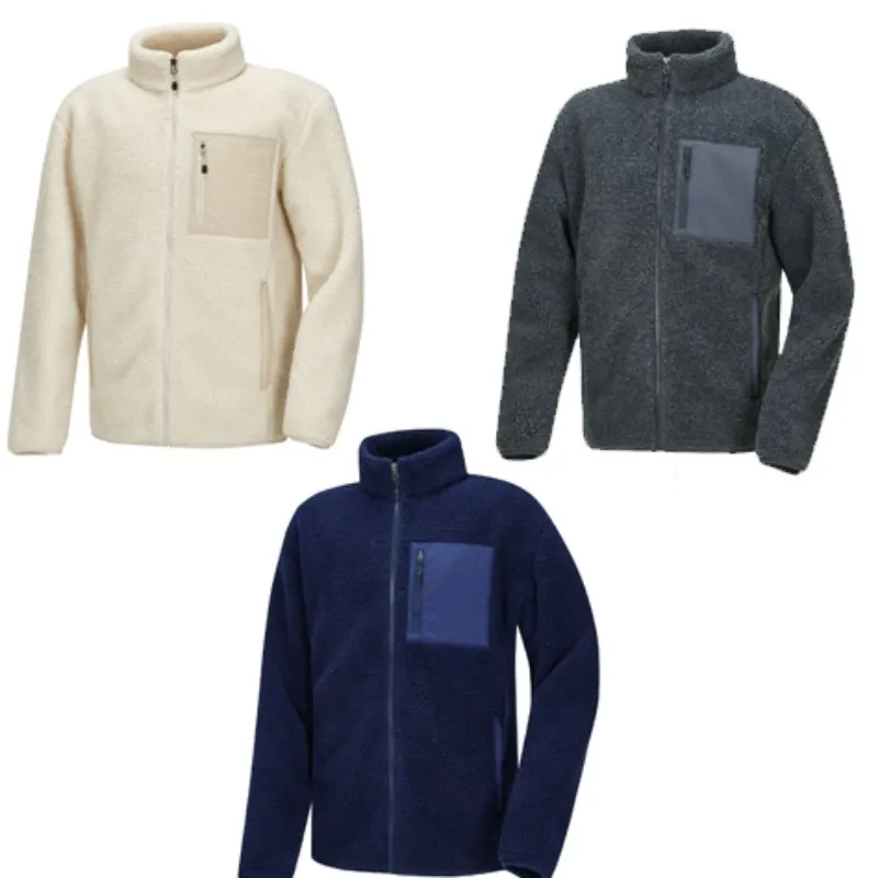 OEM ODM High Quality Zip Thick Thermal Microfleece Polar Sherpa Fleece Fabric Jacket Shearling Coat Manufacturer