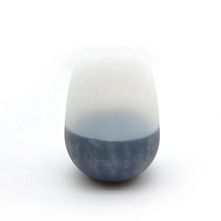 
Amazon Hot Selling Wine Glasses Custom Silicon Wine Glass Colored Wine Glasses 