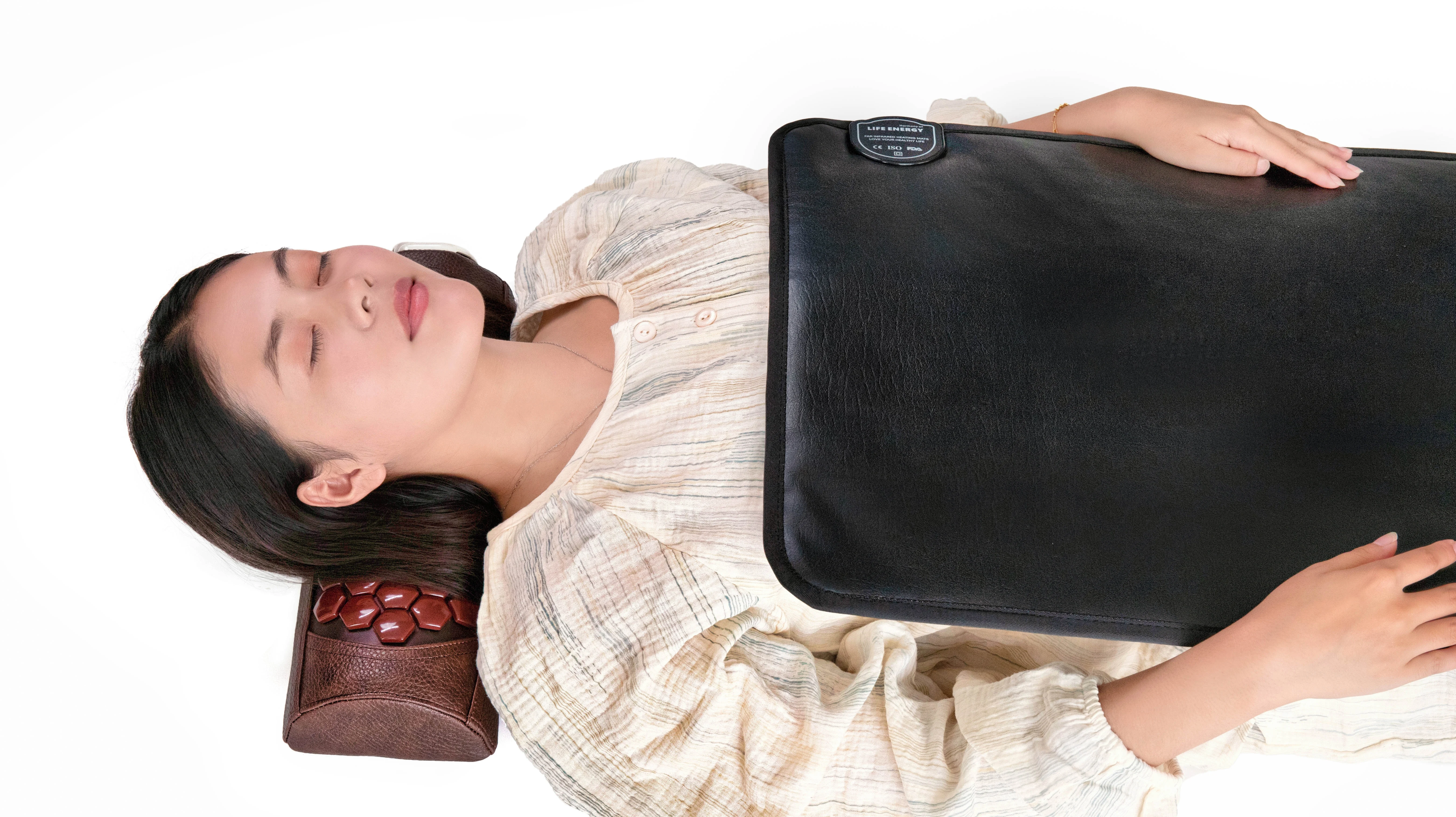 New Design Far Infrared Korea Heating Therapy Bio Mat Jade Tourmaline Health Massage Cushion