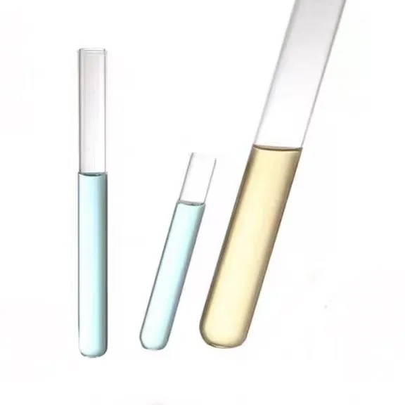 Excellent Quality Large Diameter 10ml 20ml 50ml Round Bottom Heat Resistant Glass Tube