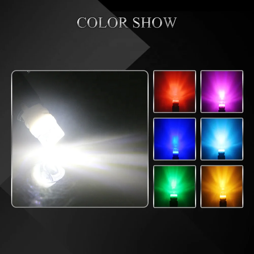 PC 2835 3SMD Floodlight DC 12V W5W 194 T10 Led Bulb Car HUD Indicator Led Dashboard light Auto Lighting Systems