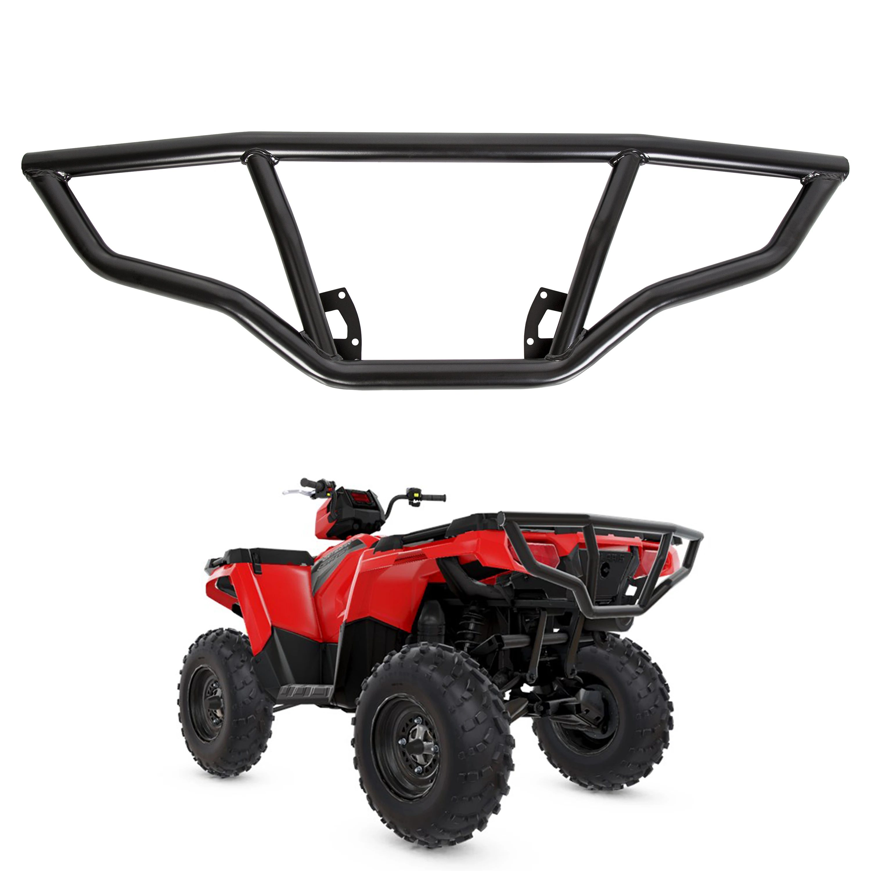 Front & Rear Brush Guard Bumper Set fit 2014-2020 Polaris Sportsman 450 570 &ETX