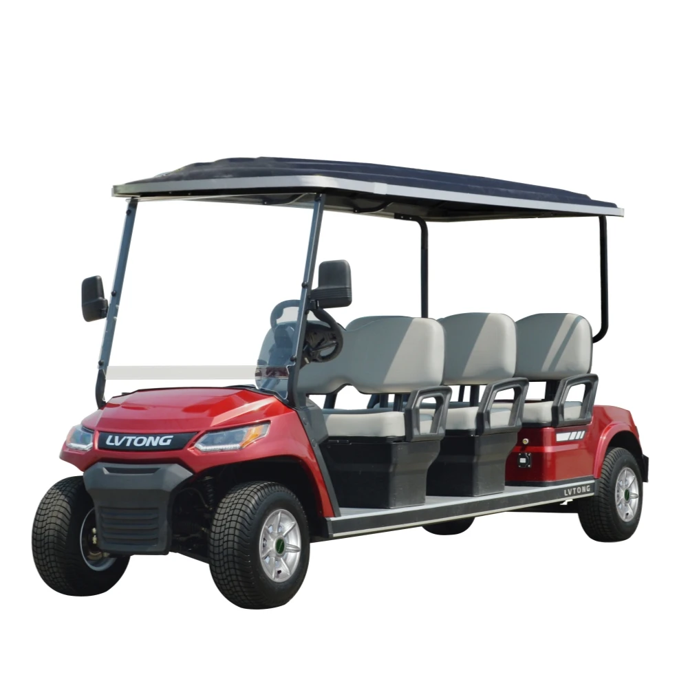 48v Lithium Battery Ac Motor Custom 6 Seats Golf Cart Have Ready Goods Electric Golf Cart