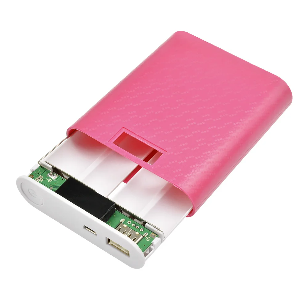  DIY чехол для портативного зарядного устройства 12000 мАч 4X 18650 USB зарядное устройство iPhone