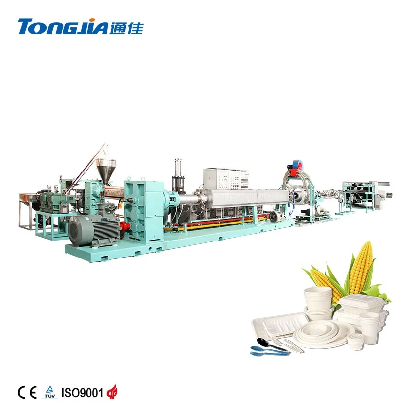 Biodegradable PLA Foaming Sheet Production Line