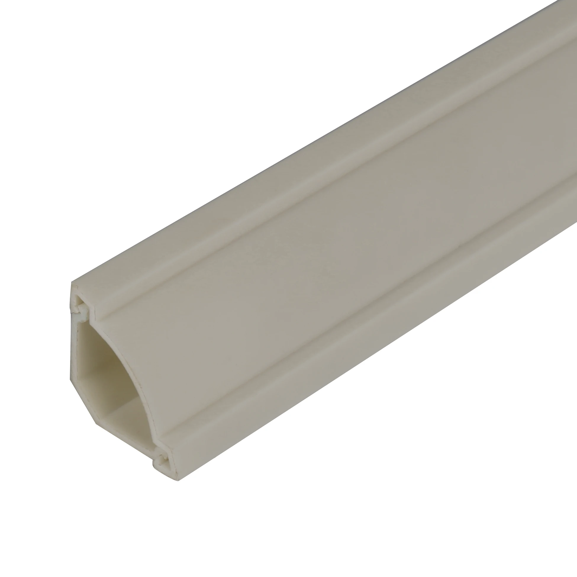 ZGYZJM Pvc Gray White wood grain color home office Decorative Plastic Corner Triangular Trunking
