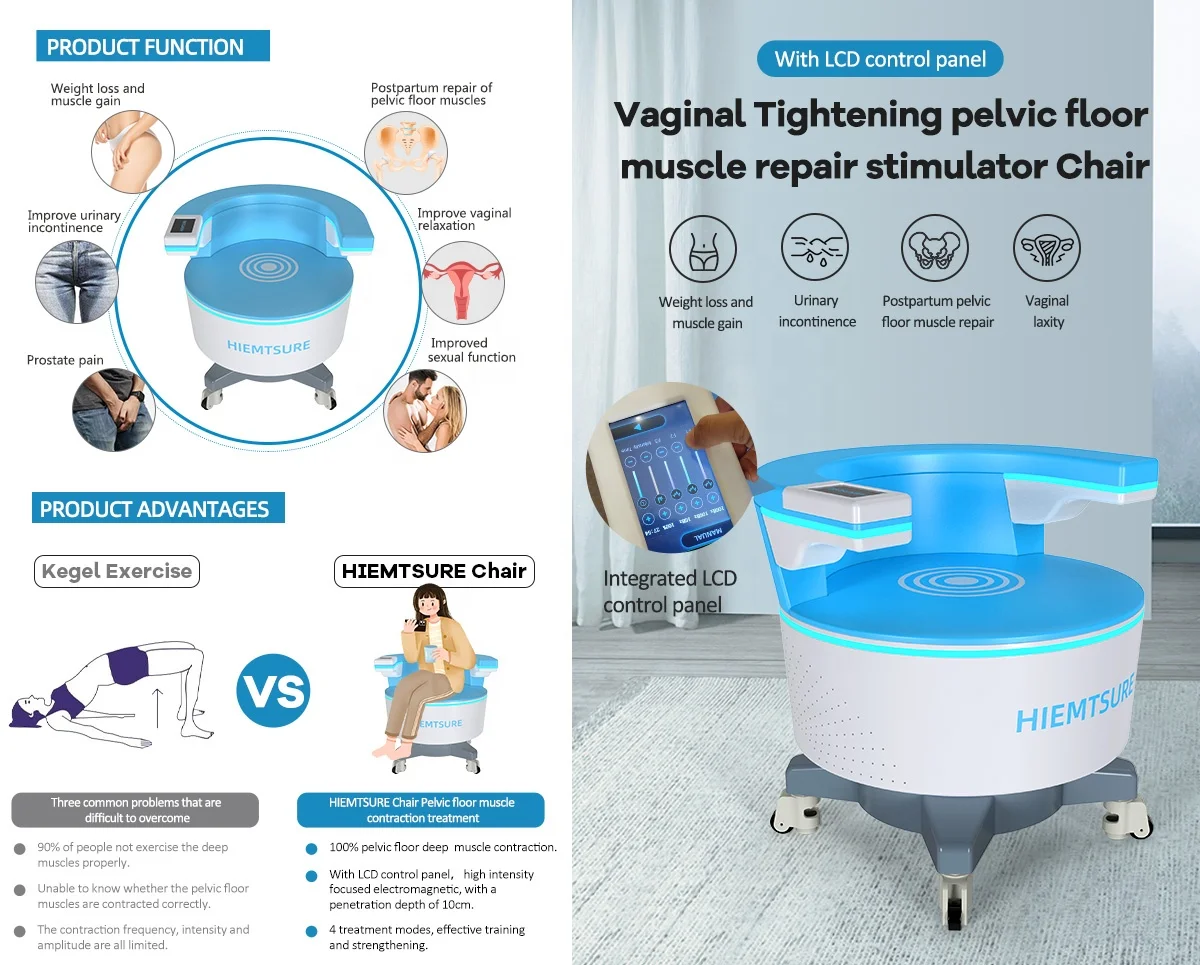 Urinary Incontinence Prostate Treatment Massage Chair Muscle Trainer Pelvic Floor Vaginal Tightening Device