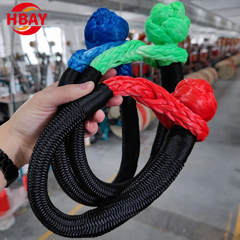 wholesale Manufactured Synthetic Soft Shackle 4X4 Recovery tool Custom Size