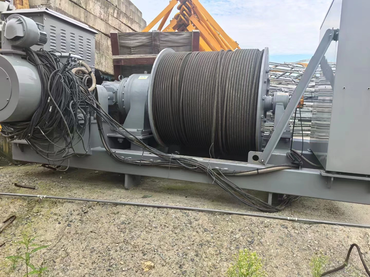potain 2022 Year Second Hand/Used 20t Topless  Tower Crane 20 ton construction cranes Boom Length 75m