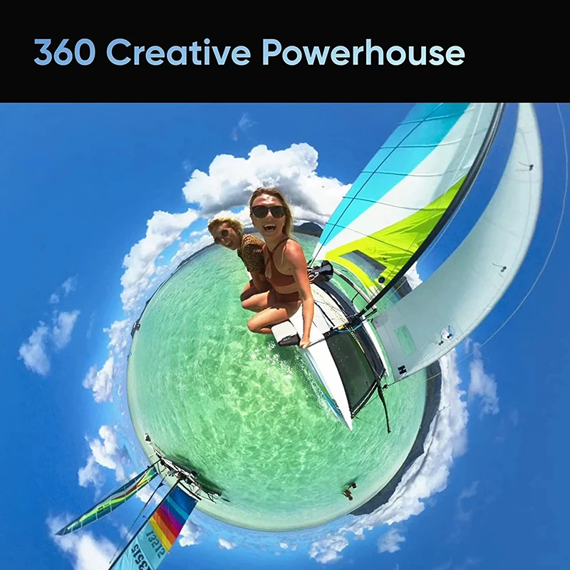 Insta360 X3 RTS 2023 Sports Action Camera New Launch Pocket-Size HDR 5.7K 360 72MP 2.29' Touch Screen