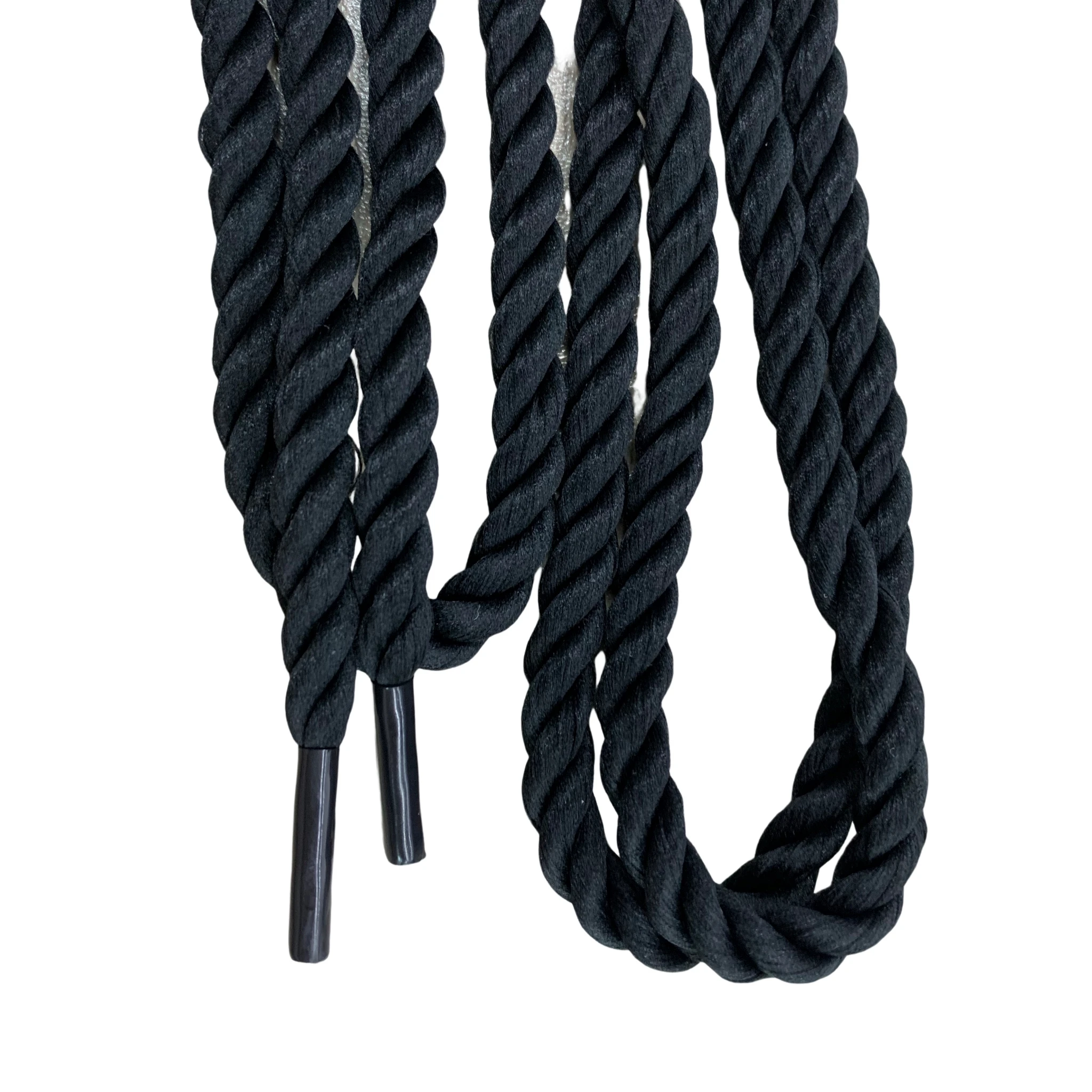 7mm Colored Chunky Rope 100% Nature 1.4m Thick Cotton Braid Three Strands Shoelace Macrame Decorative Sneaker for Shoes