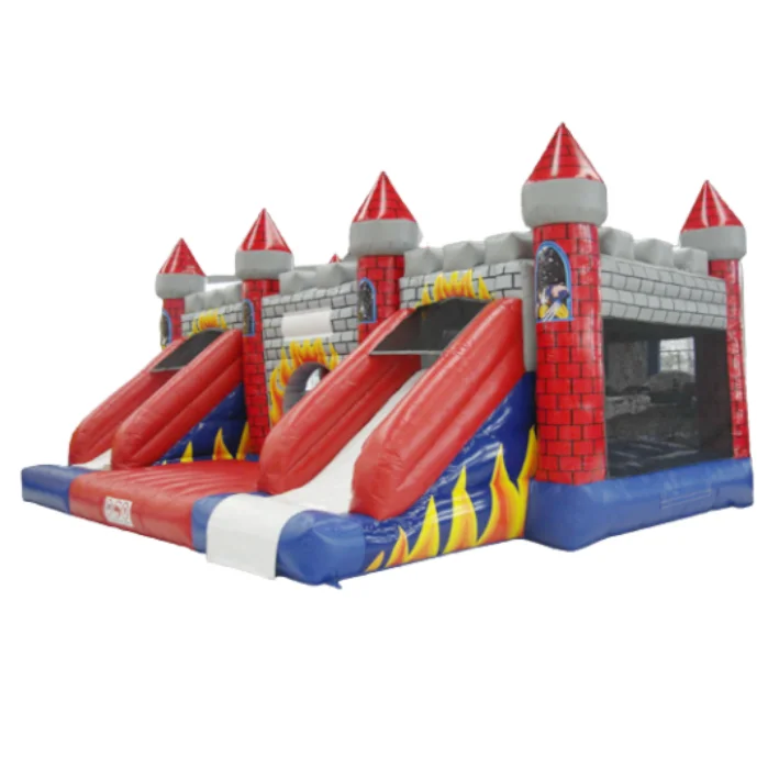 Commercial Rental Inflatable Bouncer Custom Inflatable Bouncer With Slide For Kids