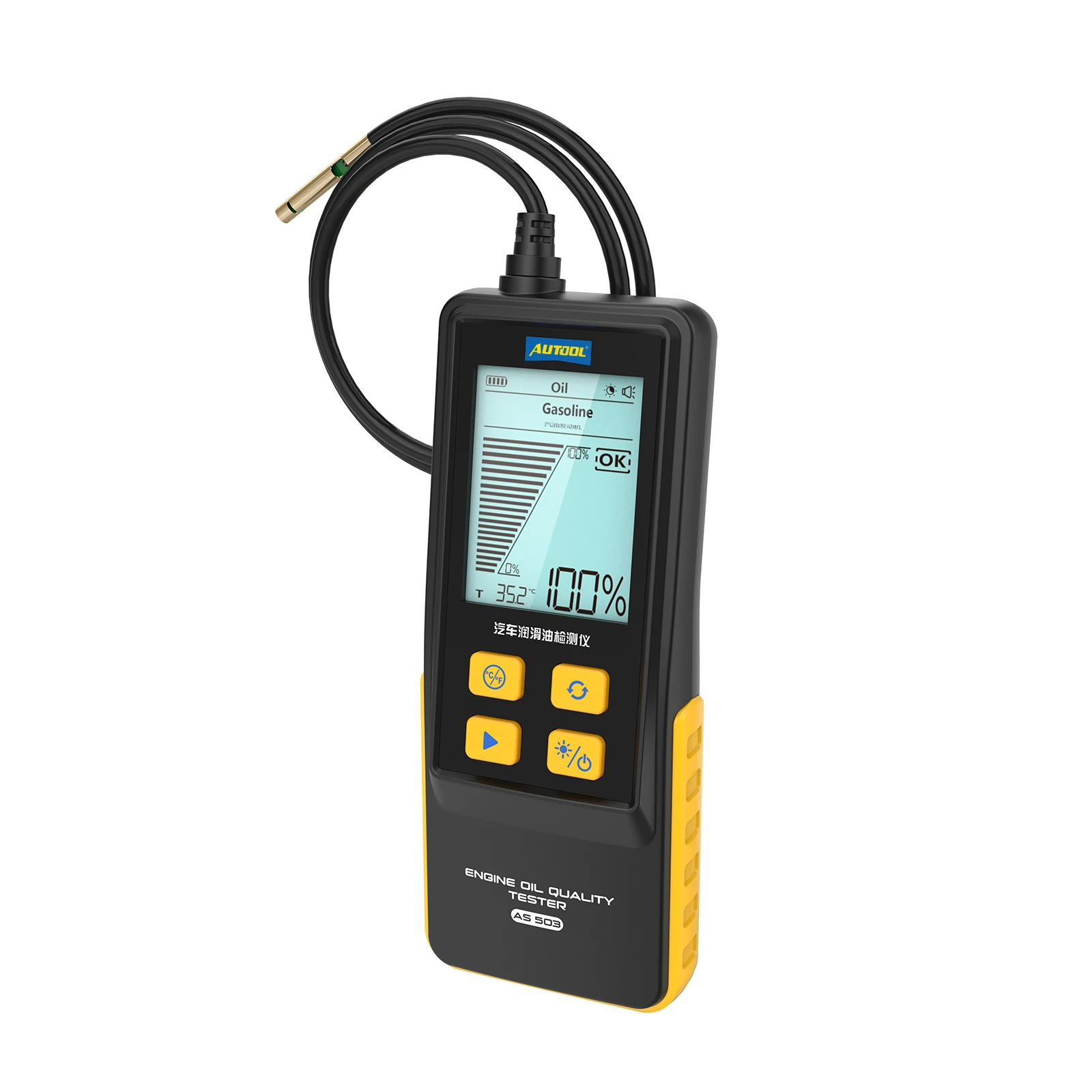 AUTOOL AS503 Vehicle Automotive Lubricant Lubricating Oil Analysis Testing Device Equipment