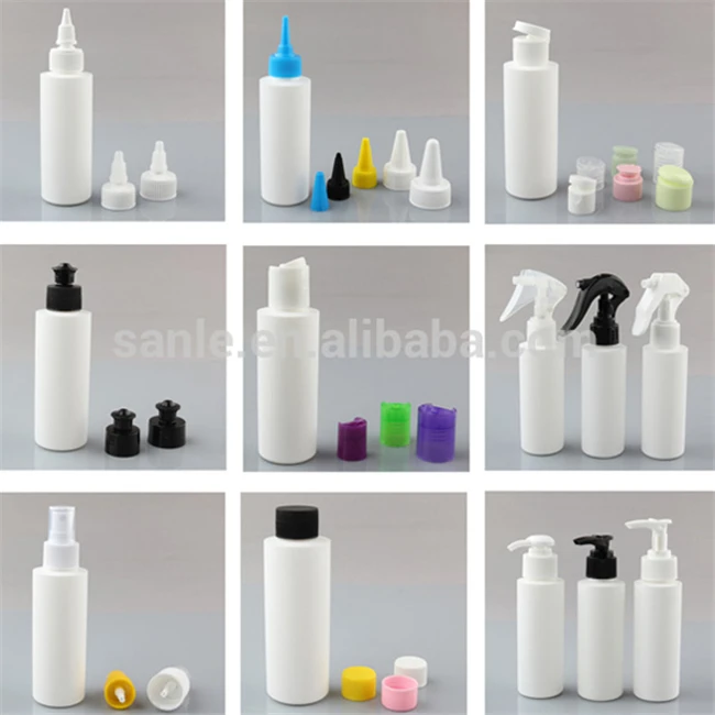 120 ml 240 ml 250 ml Empty Clear Cosmetics Squeezable Plastic Bottles with Screw Cap for Hair Conditioner Shampoo Soap Mask Oils
