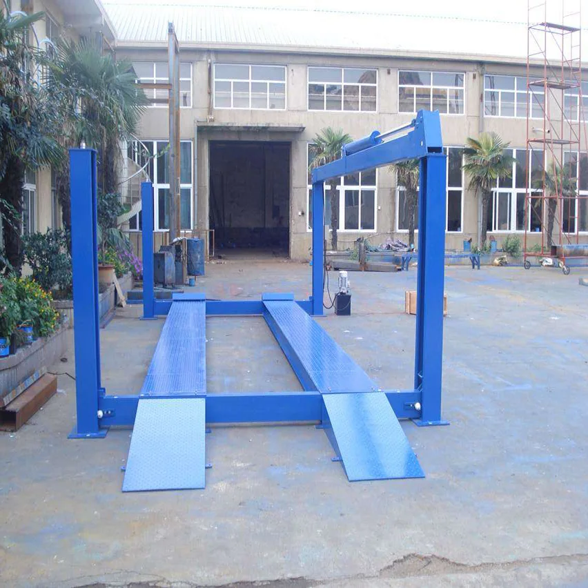 
China Aofu car lift platform hydraulic car jack lift with blue 