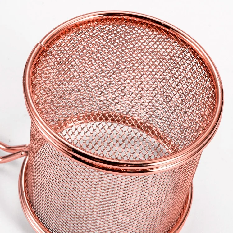 Kitchen Accessories Round Wire Mesh Deep Food Holder Stainless Steel Fryer Basket