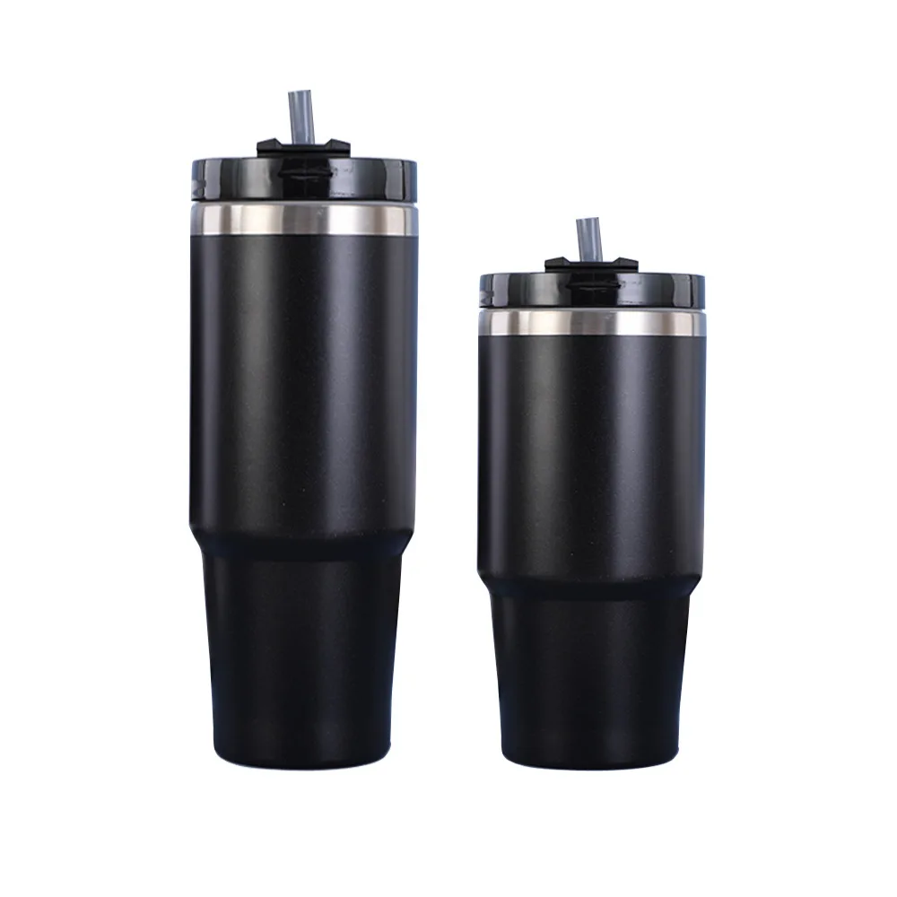 Tumbler Double Wall Tumblers With Lid And Straw Wholesale Tumbler Cups Stainless Steel 40oz Mugs Eco-Friendly yellow orange pink