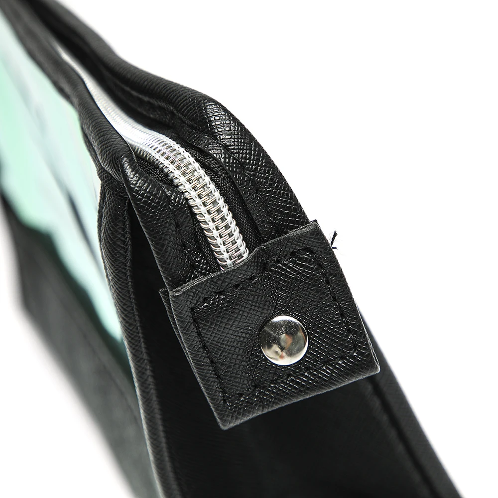 Shinetai Custom Logo Colorful Laser PVC PU or TPU Make Up Bag Zip Lock Glitter Cosmetic Bags