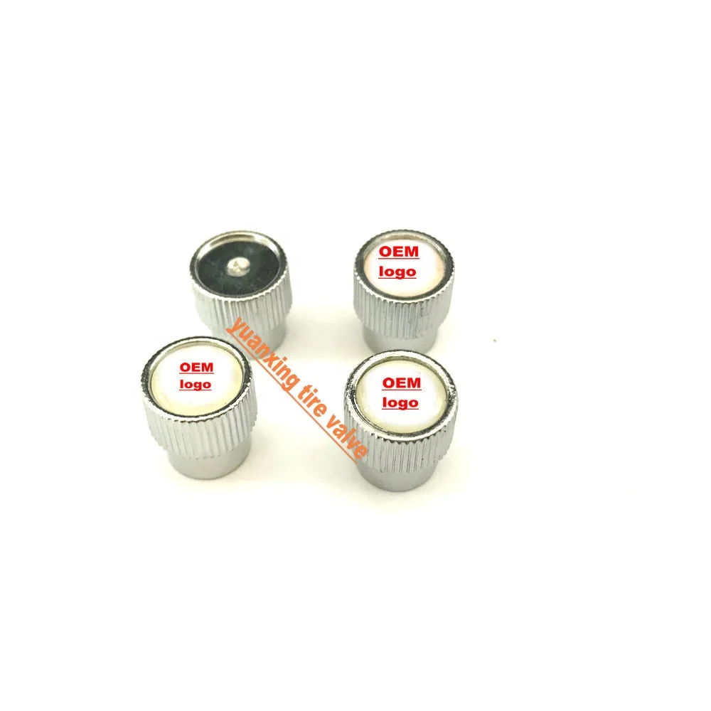 
4 pack plastic car valve cap with OEM logo .valve stem cover 