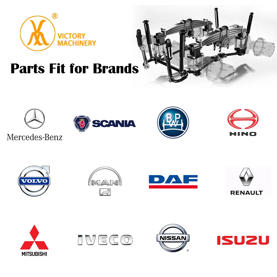 0203169000 China Truck Parts Leaf Spring Suspension Bush Spring Bushing for BPW Trailer Truck