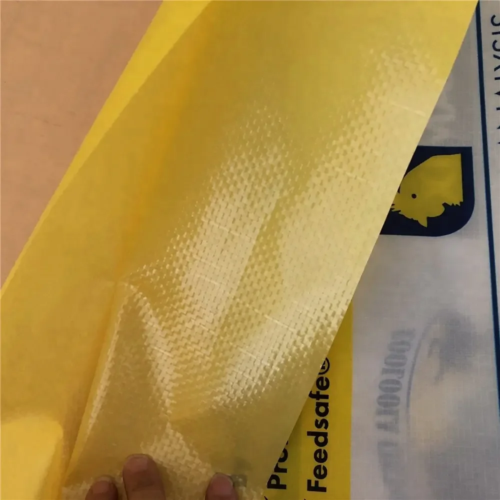 Moisture proof 50kg 25kg 50lbs pp block bottom valve packaging bags for animal food and cement packaging