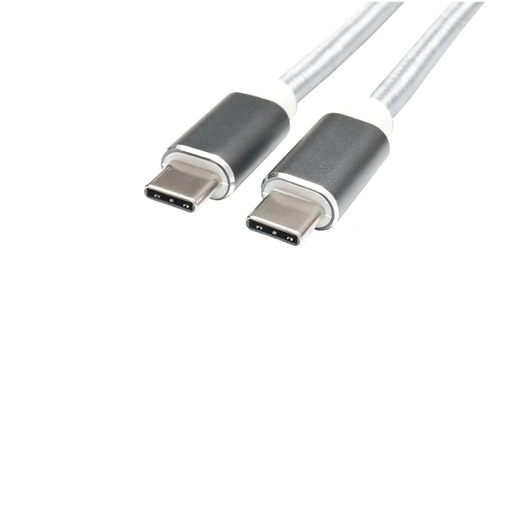 
OEM Factory 3A Aluminum usb to type c fast charging cable charger adapter data cable for Computer mobile phone laptop 