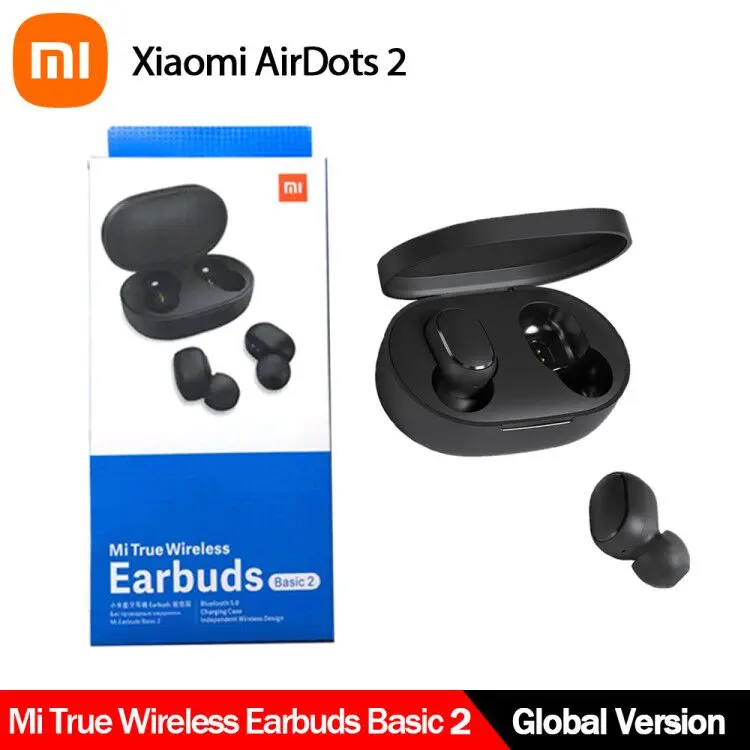 Airdots 2 глобальная версия Xiao mi наушники базовые 2 беспроводные Спортивные Bluetooth наушники для Xiao Mi Red mi Airdots базовые 2 Наушники