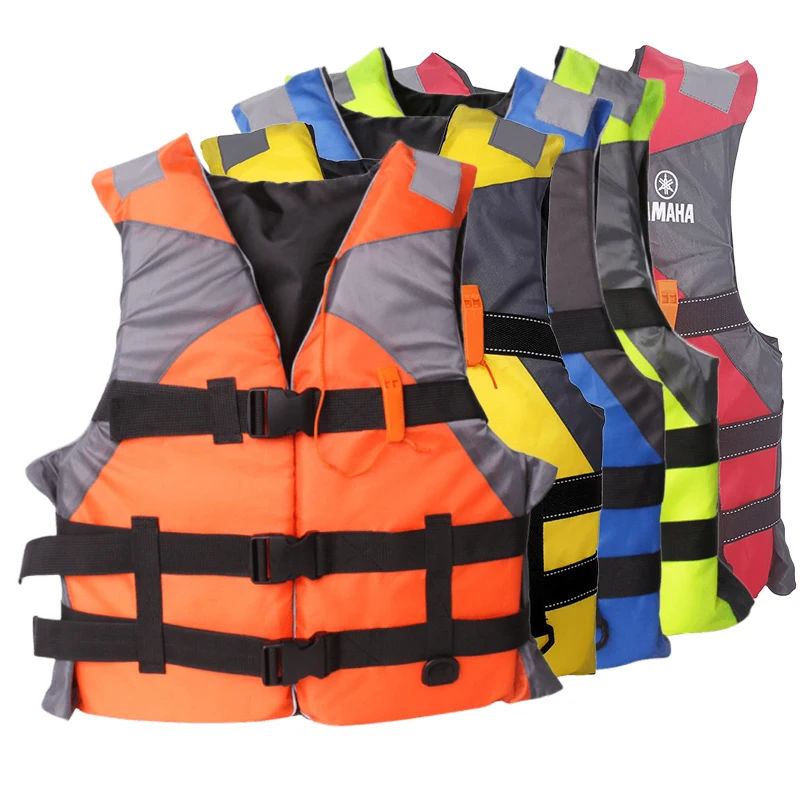 JIURAN Colete Salva-Vidas Adult Life Jacket Vest Swimming Oxford Water Sports Men Lifes Jacketed Chaleco Salvavidas