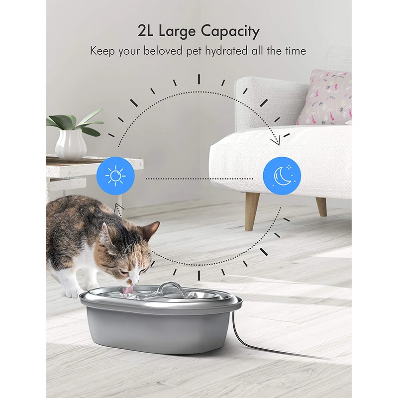Imrita IMT-PET-S2 кота Переводные погружной насос для фонтана тихий автоматическая бутылка с водой домашних животных диспенсер кошек и собак птицы электрическая чаша