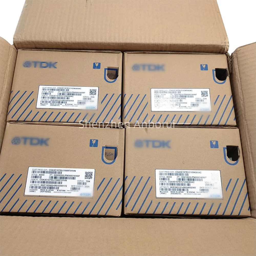 MLCC capacitor CCGA2B2X8R1H331K050BD CGA2B2C0G1H221J050BA 104K NPO X7R X5R 16V 25V 50V