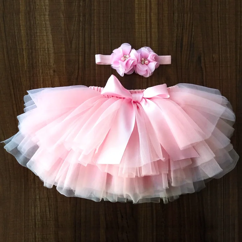 
custom high waist school uniform toddler baby girls pleated tulle mini kids tutu top skirt set girls skirts 