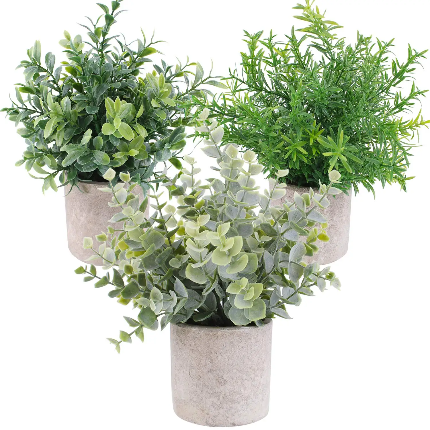 Горячая Распродажа Мини Искусственные Горшечные растения эвкалипт из бокса розмарин зелень в горшках маленькие комнатные